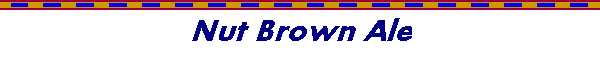 Nut Brown Ale